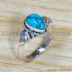Turquoise 925 Sterling Silver Ring (SJWR-1587) Turquoise 925 Sterling Silver Ring (SJWR-1587)