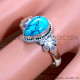 Turquoise 925 Sterling Silver Ring (SJWR-1587) Turquoise 925 Sterling Silver Ring (SJWR-1587)