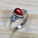 Carnelian 925 Sterling Silver Ring (SJWR-1591)