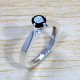 Black Onyx Gemstone Handmade 925 Sterling Silver Jewelry Ring SJWR-1604