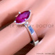 Ruby 925 Sterling Silver Ring (SJWR-1605) Ruby 925 Sterling Silver Ring (SJWR-1605)