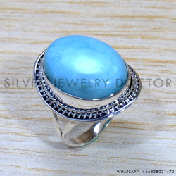 Larimar 925 Sterling Silver Ring (SJWR-1609) Larimar 925 Sterling Silver Ring (SJWR-1609)