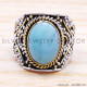 Turquoise 925 Sterling Silver Ring (SJWR-161) Turquoise 925 Sterling Silver Ring (SJWR-161)