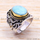 Turquoise 925 Sterling Silver Ring (SJWR-161) Turquoise 925 Sterling Silver Ring (SJWR-161)