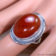 Carnelian 925 Sterling Silver Ring (SJWR-1611)