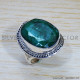 Emerald 925 Sterling Silver Ring (SJWR-1612)