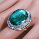 Emerald 925 Sterling Silver Ring (SJWR-1612)