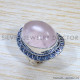 Rose Quartz 925 Sterling Silver Ring (SJWR-1616)