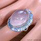Rose Quartz 925 Sterling Silver Ring (SJWR-1616)