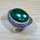 Malachite 925 Sterling Silver Ring (SJWR-1619)