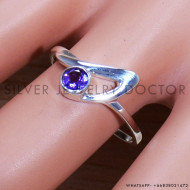 Amethyst 925 Sterling Silver Ring (SJWR-1627) Amethyst 925 Sterling Silver Ring (SJWR-1627)