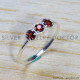 Garnet 925 Sterling Silver Ring (SJWR-1636)