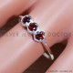 Garnet 925 Sterling Silver Ring (SJWR-1636)