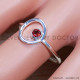 Garnet 925 Sterling Silver Ring (SJWR-1643) Garnet 925 Sterling Silver Ring (SJWR-1643)