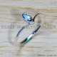Blue Topaz 925 Sterling Silver Ring (SJWR-1661) Blue Topaz 925 Sterling Silver Ring (SJWR-1661)
