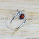 Garnet 925 Sterling Silver Ring (SJWR-1664) Garnet 925 Sterling Silver Ring (SJWR-1664)