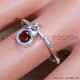 Garnet 925 Sterling Silver Ring (SJWR-1664) Garnet 925 Sterling Silver Ring (SJWR-1664)