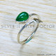Green Onyx 925 Sterling Silver Ring (SJWR-1674) Green Onyx 925 Sterling Silver Ring (SJWR-1674)