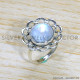 Rainbow Moonstone 925 Sterling Silver Ring (SJWR-1677) Rainbow Moonstone 925 Sterling Silver Ring (SJWR-1677)