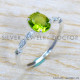 Peridot 925 Sterling Silver Ring (SJWR-1682) Peridot 925 Sterling Silver Ring (SJWR-1682)