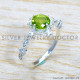 Peridot 925 Sterling Silver Ring (SJWR-1683) Peridot 925 Sterling Silver Ring (SJWR-1683)