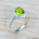 Peridot 925 Sterling Silver Ring (SJWR-1685) Peridot 925 Sterling Silver Ring (SJWR-1685)