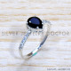 Black Onyx 925 Sterling Silver Ring (SJWR-1687)