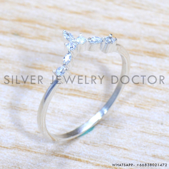 925 Sterling Silver Ring (SJWR-1691)