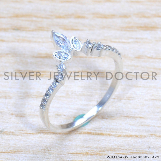 Zircon Gemstone Indian 925 Sterling Silver Jewelry Rings SJWR-1695