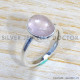 Rose Quartz 925 Sterling Silver Ring (SJWR-1696)