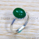 Green Onyx 925 Sterling Silver Ring (SJWR-1703)