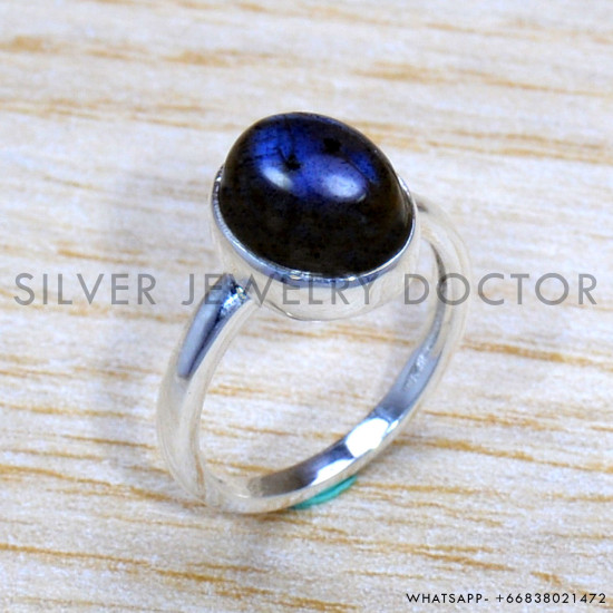 Labradorite 925 Sterling Silver Ring (SJWR-1706)