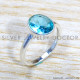 Blue Topaz 925 Sterling Silver Ring (SJWR-1710)