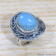 Chalcedony 925 Sterling Silver Ring (SJWR-1716)