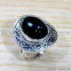 Black Onyx 925 Sterling Silver Ring (SJWR-1717)