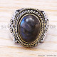 Labradorite 925 Sterling Silver Ring (SJWR-172) Labradorite 925 Sterling Silver Ring (SJWR-172)