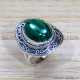 Malachite 925 Sterling Silver Ring (SJWR-1728)