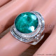 Emerald 925 Sterling Silver Ring (SJWR-1730)