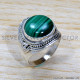 Malachite 925 Sterling Silver Ring (SJWR-1733)