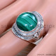 Malachite 925 Sterling Silver Ring (SJWR-1733)