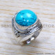 Turquoise 925 Sterling Silver Ring (SJWR-1735)