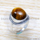 Tiger Eye 925 Sterling Silver Ring (SJWR-1747)