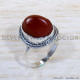 Carnelian 925 Sterling Silver Ring (SJWR-1748)