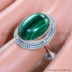 Malachite 925 Sterling Silver Ring (SJWR-1752)