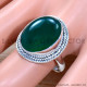 Green Onyx 925 Sterling Silver Ring (SJWR-1759)