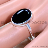 Black Onyx 925 Sterling Silver Ring (SJWR-1760)