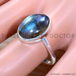 Labradorite 925 Sterling Silver Ring (SJWR-1763)
