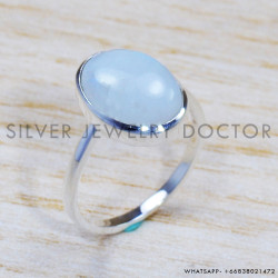 Rainbow Moonstone 925 Sterling Silver Ring (SJWR-1765) Rainbow Moonstone 925 Sterling Silver Ring (SJWR-1765)