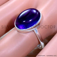 Amethyst 925 Sterling Silver Ring (SJWR-1767)