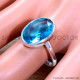 Blue Topaz 925 Sterling Silver Ring (SJWR-1768)